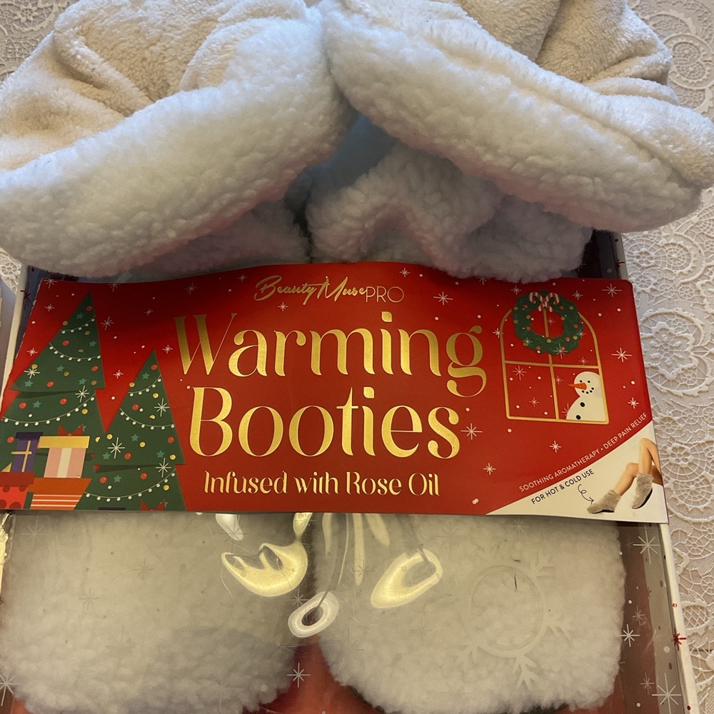 Rose Oil Infused Warming & Cooling Booties